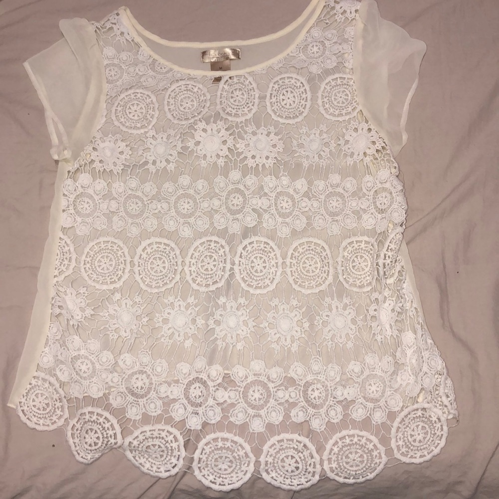 White Lace Top